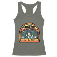 Fresno Nightcrawlers Folklore Gift Racerback Tank Top Home Of California Cryptids - Wonder Print Shop