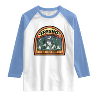 Fresno Nightcrawlers Folklore Gift Raglan Shirt Home Of California Cryptids - Wonder Print Shop