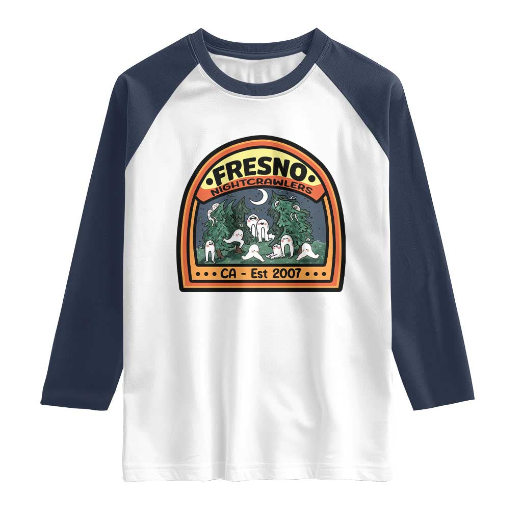 Fresno Nightcrawlers Folklore Gift Raglan Shirt Home Of California Cryptids - Wonder Print Shop