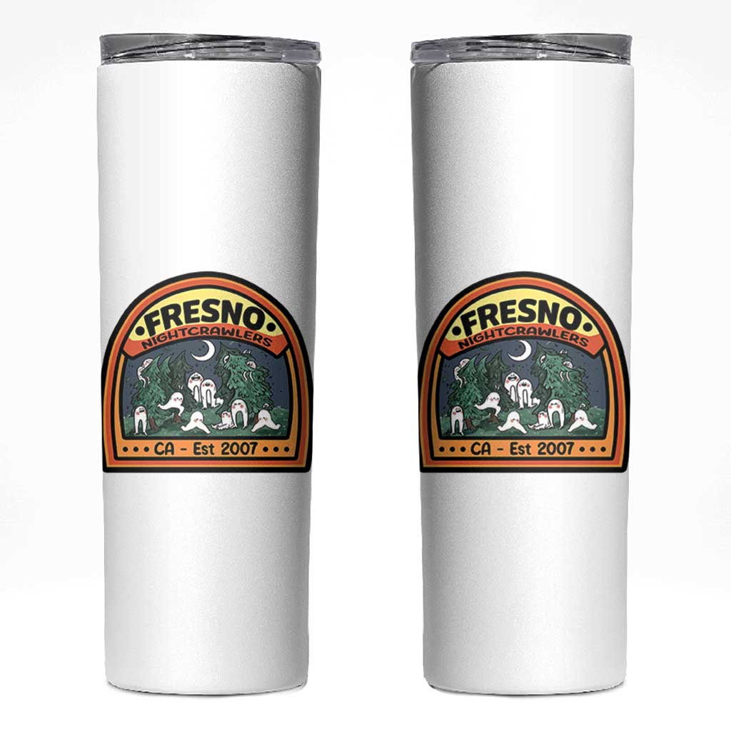 Fresno Nightcrawlers Folklore Gift Skinny Tumbler Home Of California Cryptids - Wonder Print Shop