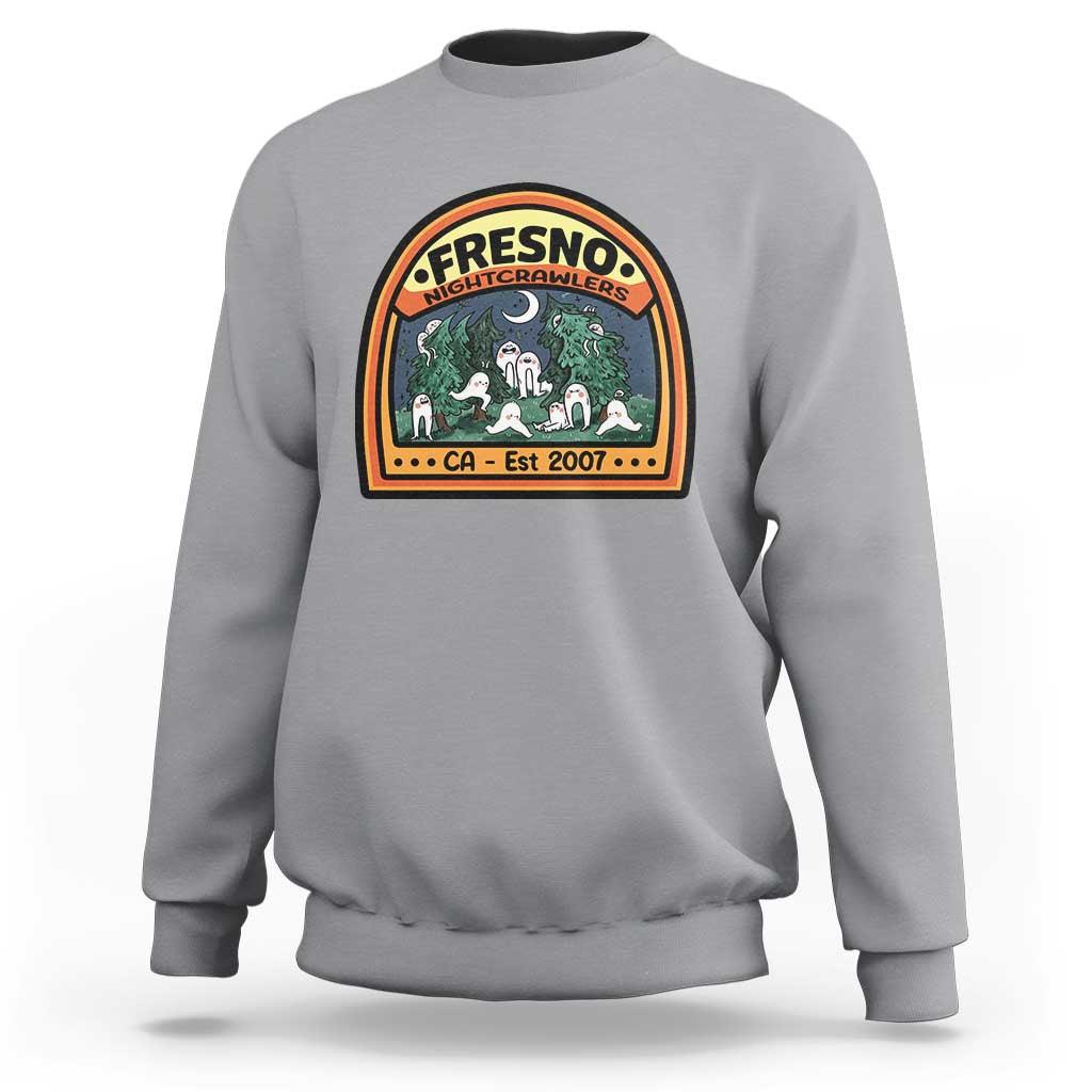 Fresno Nightcrawlers Folklore Gift Sweatshirt Home Of California Cryptids - Wonder Print Shop