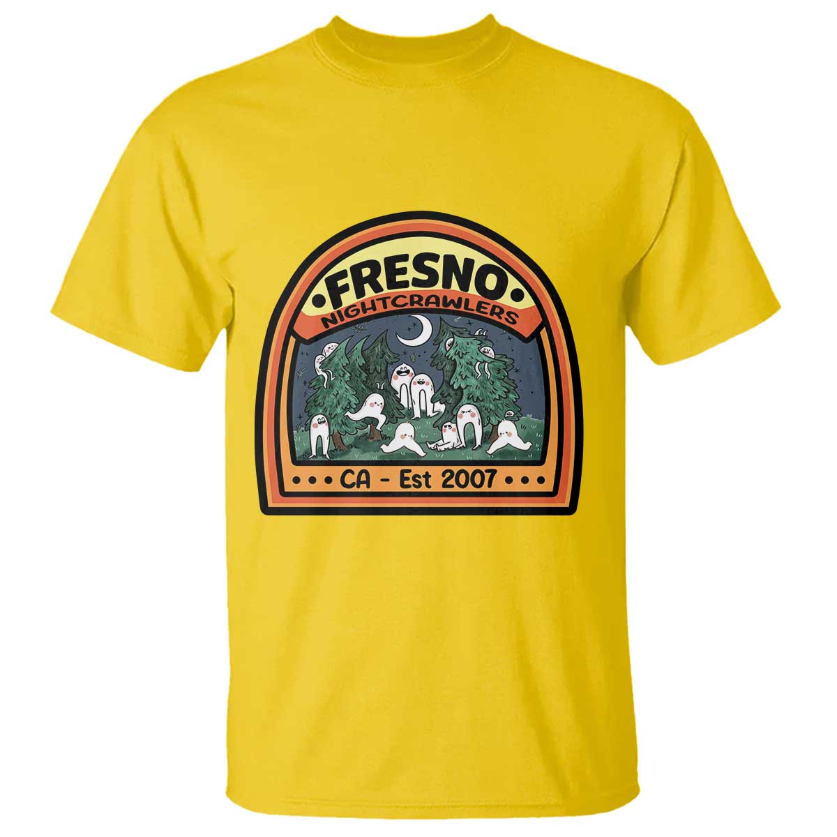 Fresno Nightcrawlers Folklore Gift T Shirt Home Of California Cryptids - Wonder Print Shop