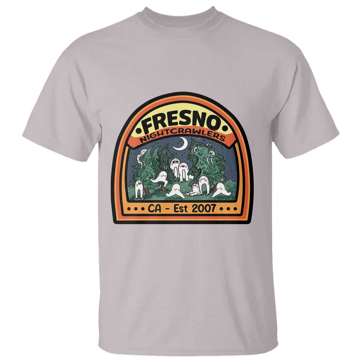 Fresno Nightcrawlers Folklore Gift T Shirt Home Of California Cryptids - Wonder Print Shop