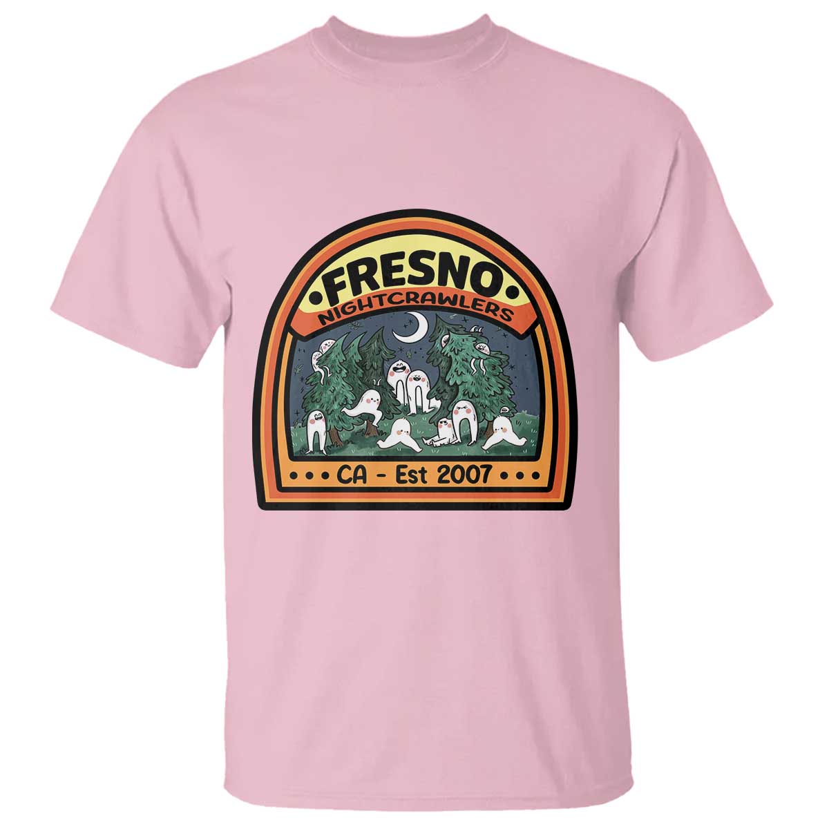 Fresno Nightcrawlers Folklore Gift T Shirt Home Of California Cryptids - Wonder Print Shop