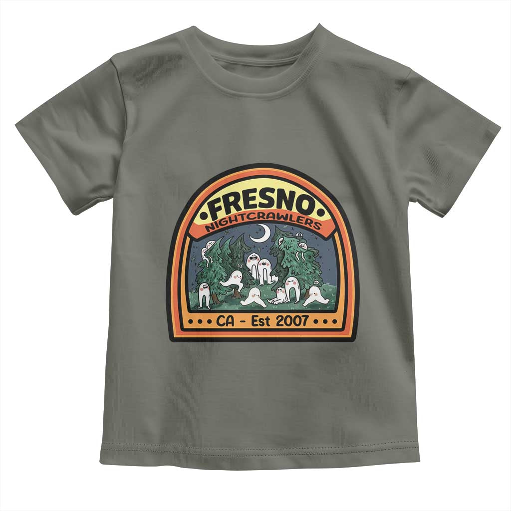 Fresno Nightcrawlers Folklore Gift Toddler T Shirt Home Of California Cryptids - Wonder Print Shop