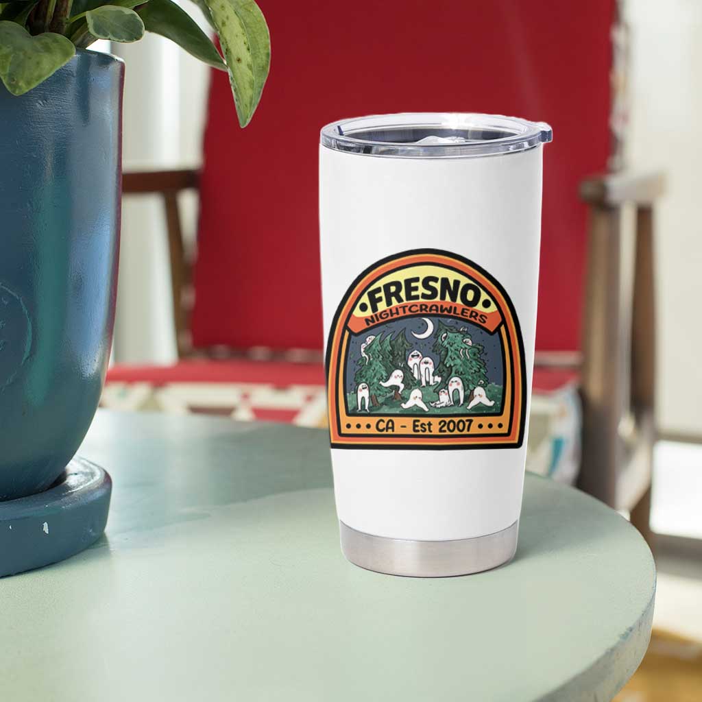 Fresno Nightcrawlers Folklore Gift Tumbler Cup Home Of California Cryptids - Wonder Print Shop