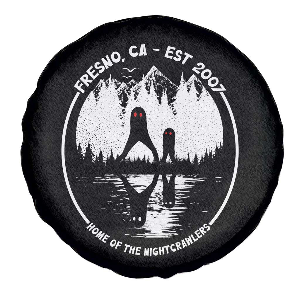 Home Of The Fresno Nightcrawlers Spare Tire Cover California Cryptid Hunter - Wonder Print Shop