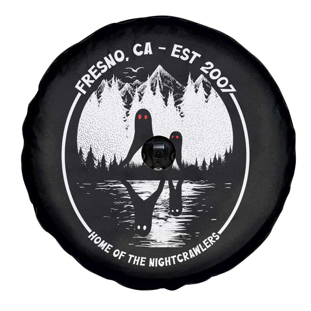 Home Of The Fresno Nightcrawlers Spare Tire Cover California Cryptid Hunter - Wonder Print Shop
