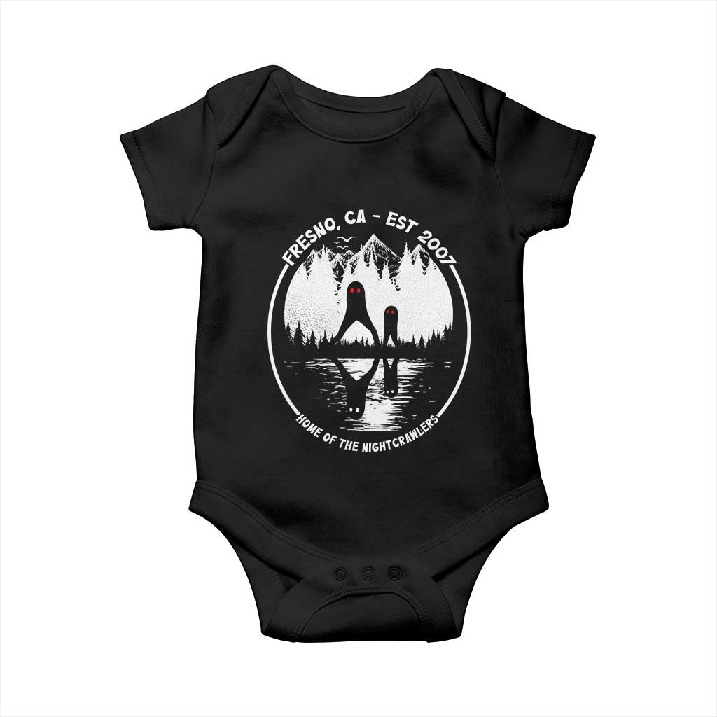 Home Of The Fresno Nightcrawlers Baby Onesie California Cryptid Hunter - Wonder Print Shop
