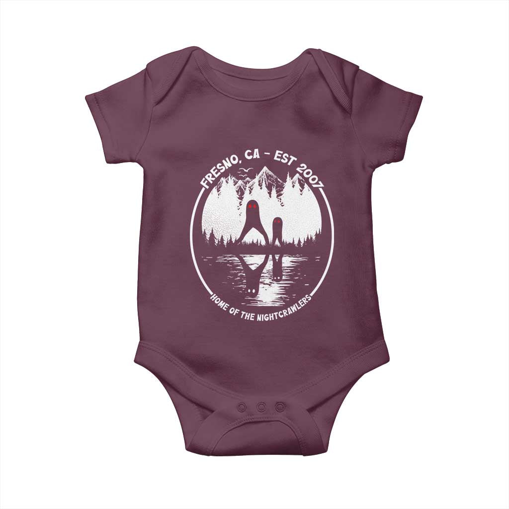 Home Of The Fresno Nightcrawlers Baby Onesie California Cryptid Hunter - Wonder Print Shop