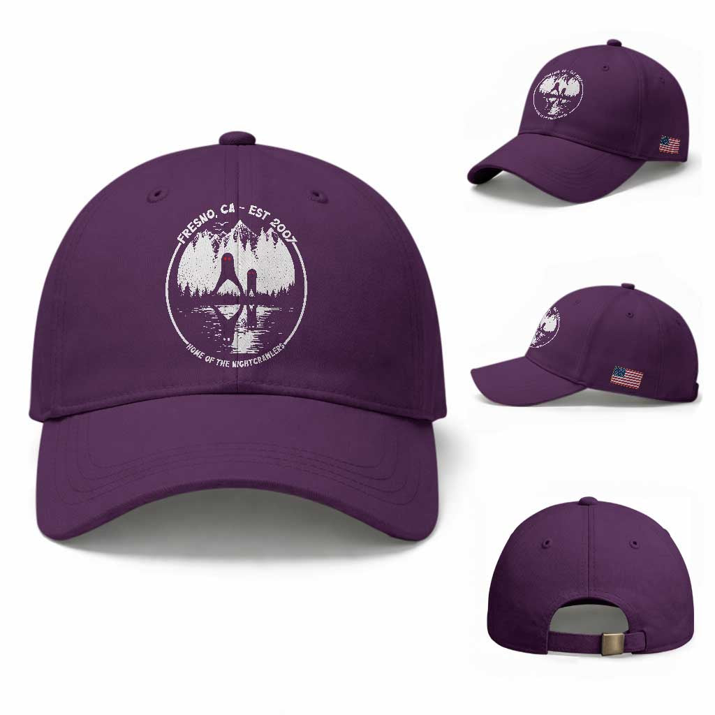 Home Of The Fresno Nightcrawlers Baseball Cap California Cryptid Hunter