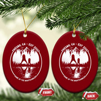 Home Of The Fresno Nightcrawlers Ceramic Ornament California Cryptid Hunter - Wonder Print Shop