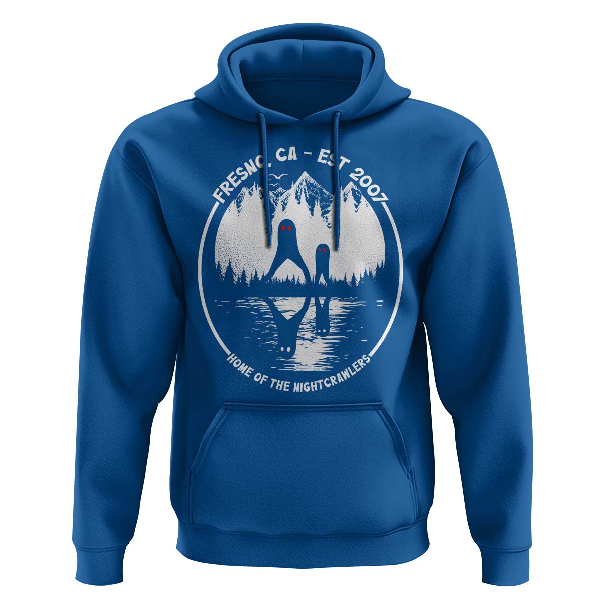 Home Of The Fresno Nightcrawlers Hoodie California Cryptid Hunter - Wonder Print Shop