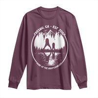 Home Of The Fresno Nightcrawlers Long Sleeve Shirt California Cryptid Hunter - Wonder Print Shop