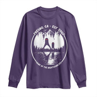 Home Of The Fresno Nightcrawlers Long Sleeve Shirt California Cryptid Hunter - Wonder Print Shop