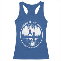 Home Of The Fresno Nightcrawlers Racerback Tank Top California Cryptid Hunter - Wonder Print Shop