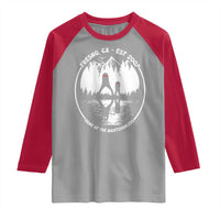 Home Of The Fresno Nightcrawlers Raglan Shirt California Cryptid Hunter - Wonder Print Shop