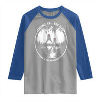 Home Of The Fresno Nightcrawlers Raglan Shirt California Cryptid Hunter - Wonder Print Shop