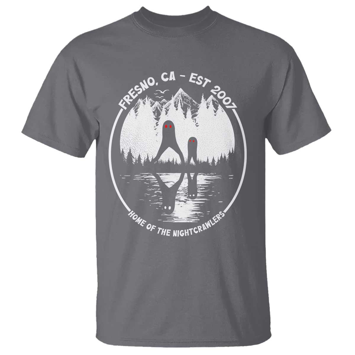 Home Of The Fresno Nightcrawlers T Shirt California Cryptid Hunter - Wonder Print Shop