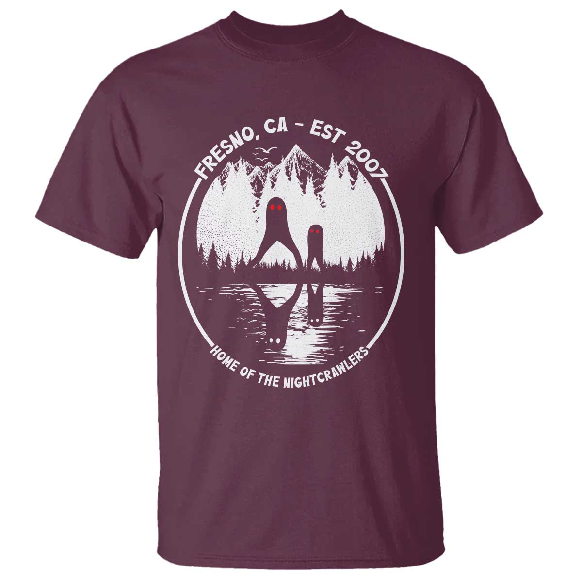 Home Of The Fresno Nightcrawlers T Shirt California Cryptid Hunter - Wonder Print Shop