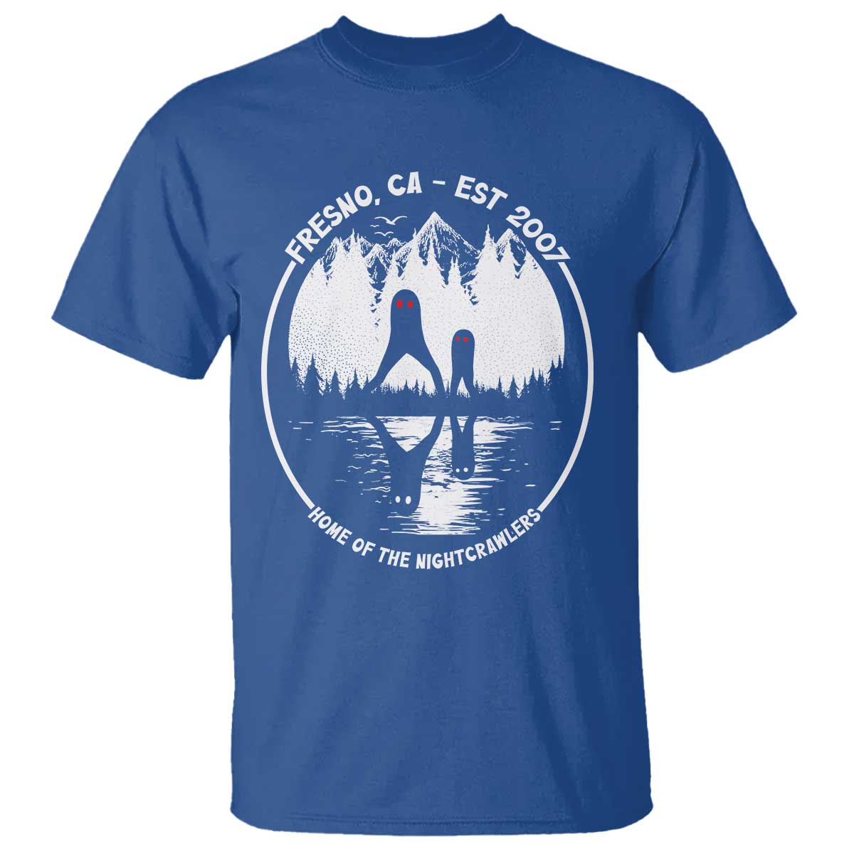 Home Of The Fresno Nightcrawlers T Shirt California Cryptid Hunter - Wonder Print Shop