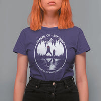 Home Of The Fresno Nightcrawlers T Shirt For Women California Cryptid Hunter - Wonder Print Shop