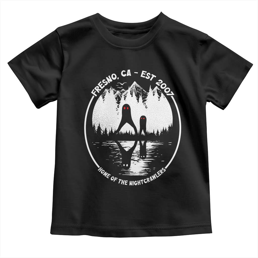 Home Of The Fresno Nightcrawlers Toddler T Shirt California Cryptid Hunter - Wonder Print Shop