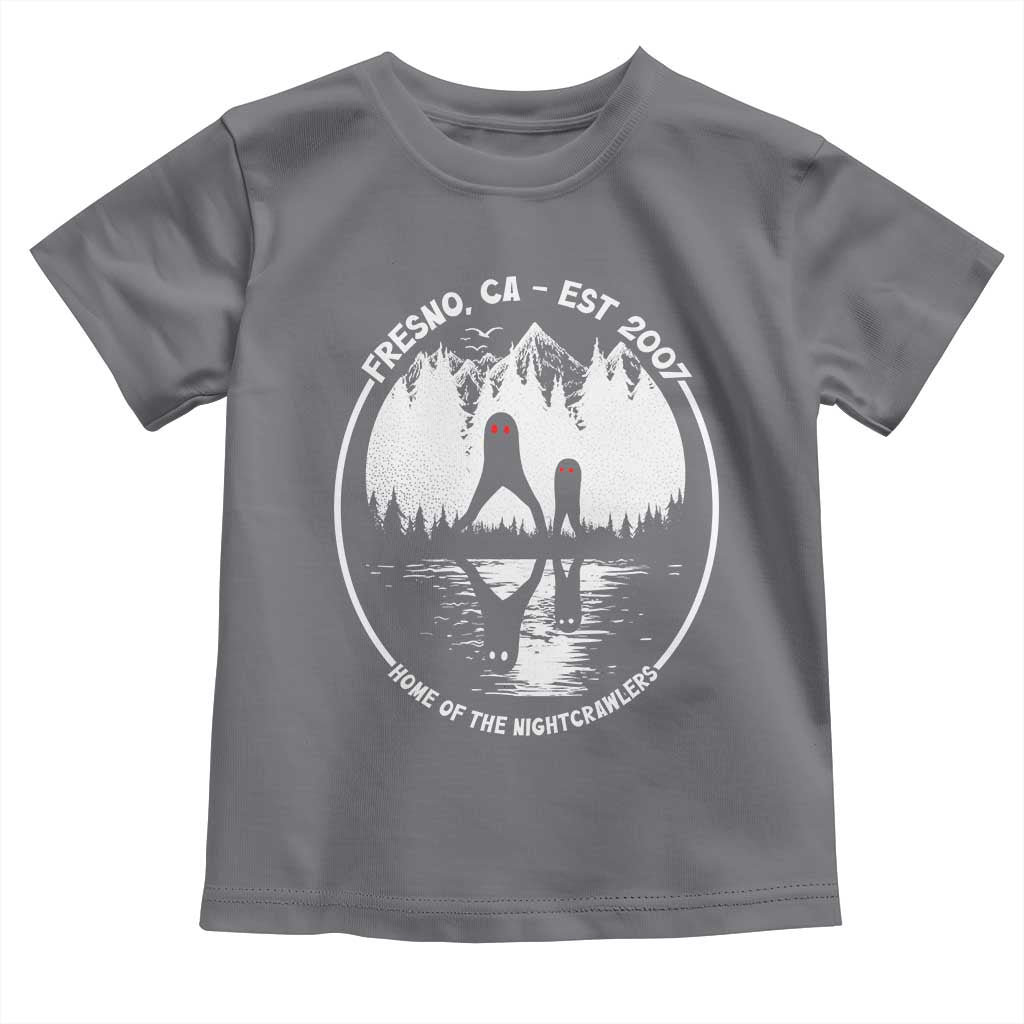 Home Of The Fresno Nightcrawlers Toddler T Shirt California Cryptid Hunter - Wonder Print Shop