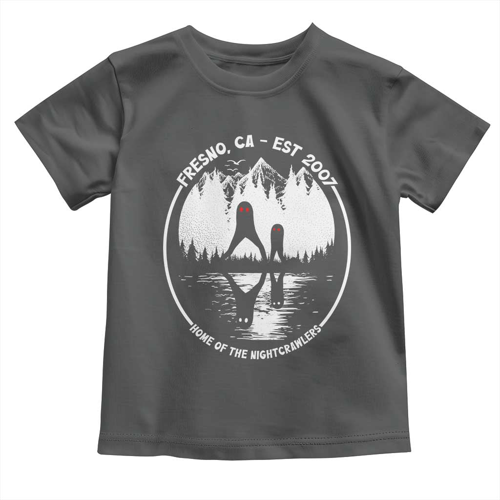 Home Of The Fresno Nightcrawlers Toddler T Shirt California Cryptid Hunter - Wonder Print Shop