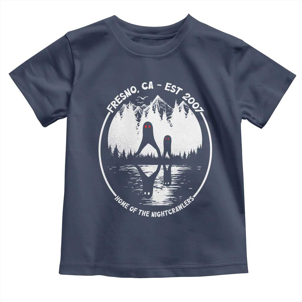 Home Of The Fresno Nightcrawlers Toddler T Shirt California Cryptid Hunter - Wonder Print Shop