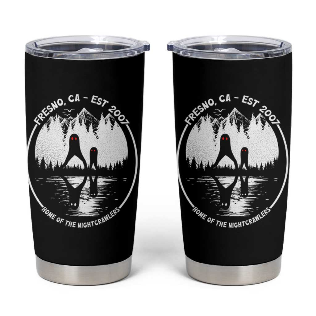 Home Of The Fresno Nightcrawlers Tumbler Cup California Cryptid Hunter - Wonder Print Shop
