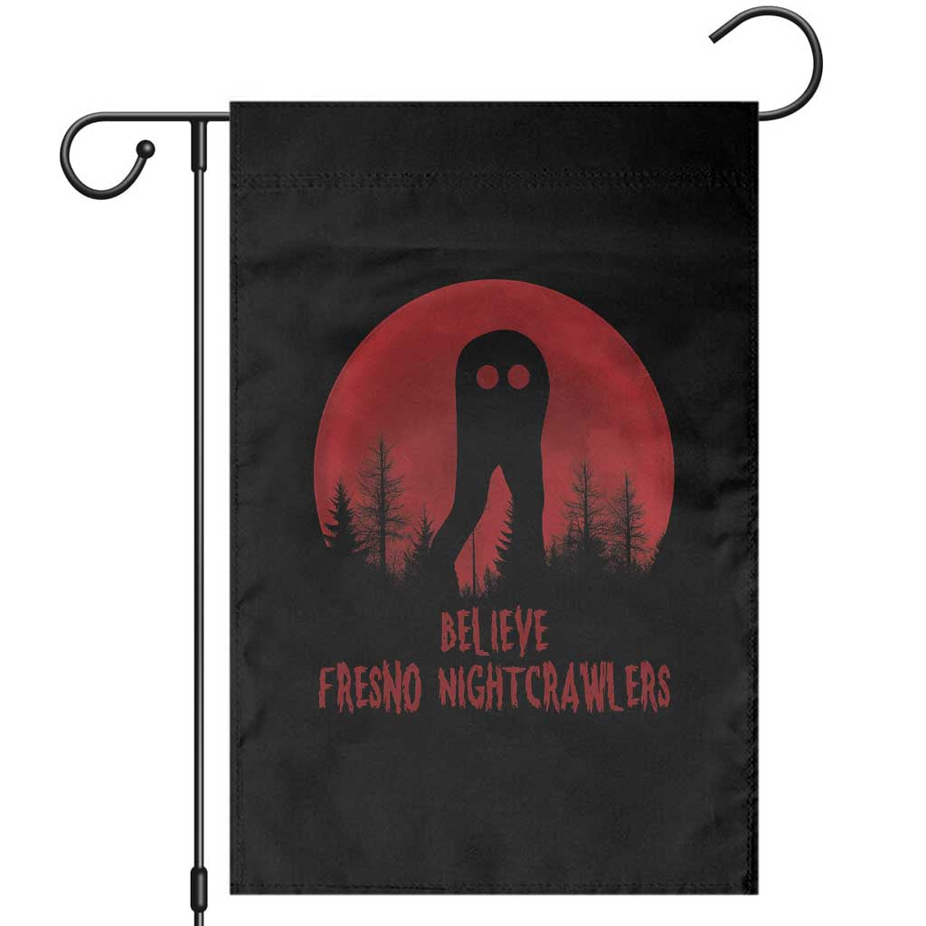 Believe In Fresno Nightcrawlers Garden Flag California Cryptid Hunter Gift - Wonder Print Shop