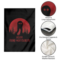 Believe In Fresno Nightcrawlers Garden Flag California Cryptid Hunter Gift - Wonder Print Shop