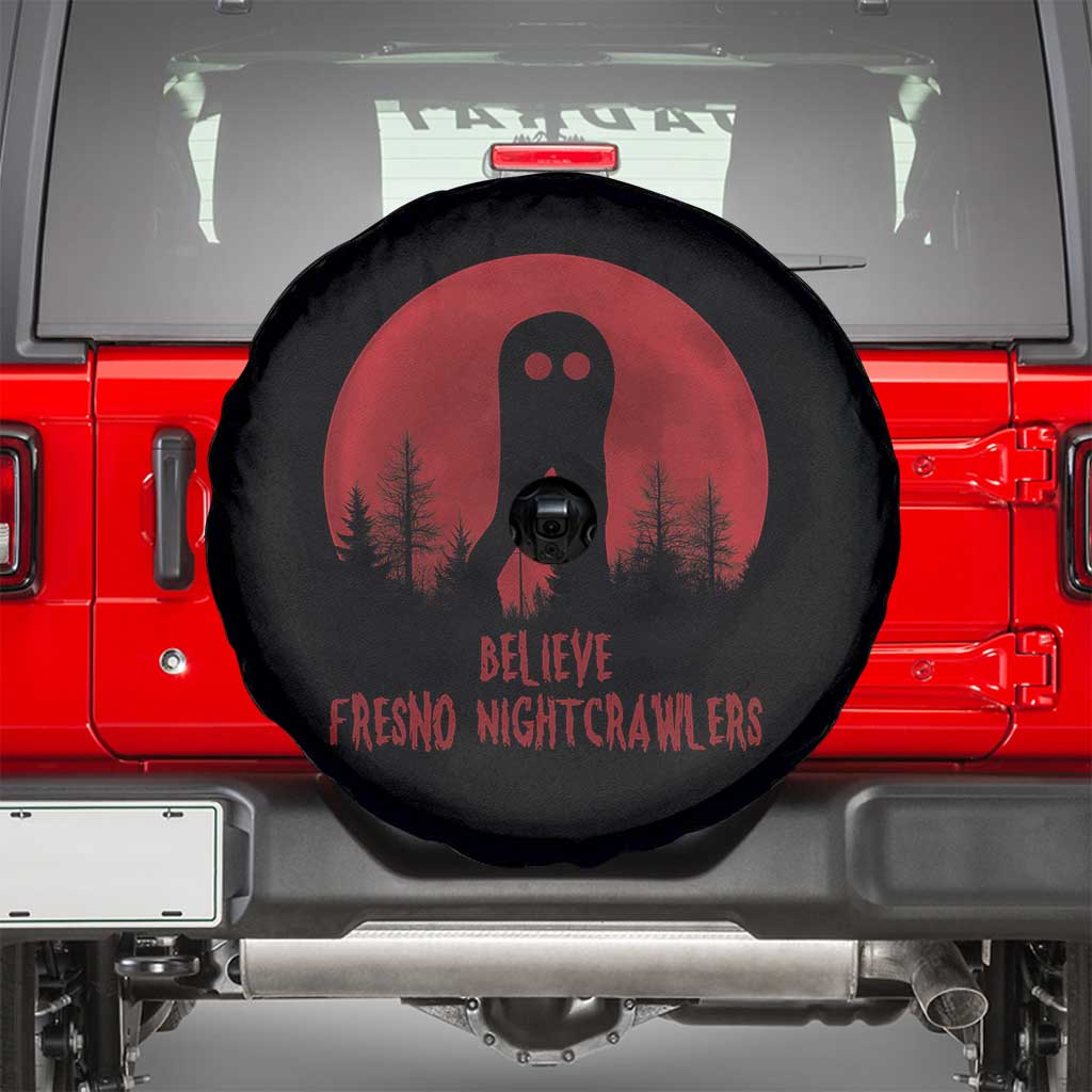 Believe In Fresno Nightcrawlers Spare Tire Cover California Cryptid Hunter Gift - Wonder Print Shop