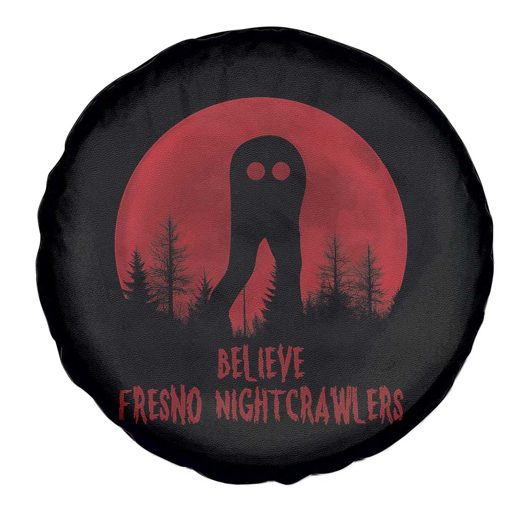 Believe In Fresno Nightcrawlers Spare Tire Cover California Cryptid Hunter Gift - Wonder Print Shop