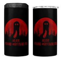 Believe In Fresno Nightcrawlers 4 in 1 Can Cooler Tumbler California Cryptid Hunter Gift - Wonder Print Shop