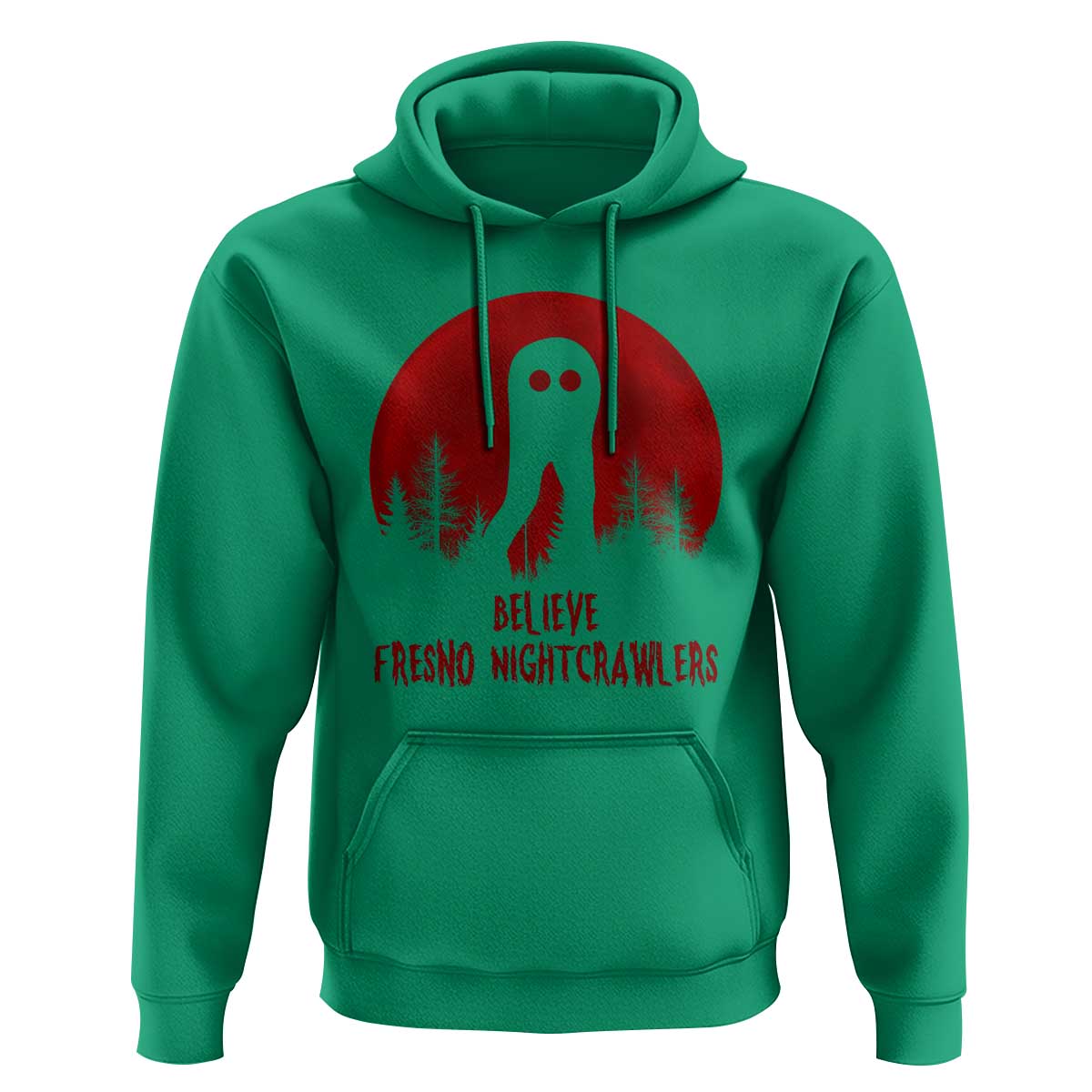 Believe In Fresno Nightcrawlers Hoodie California Cryptid Hunter Gift - Wonder Print Shop