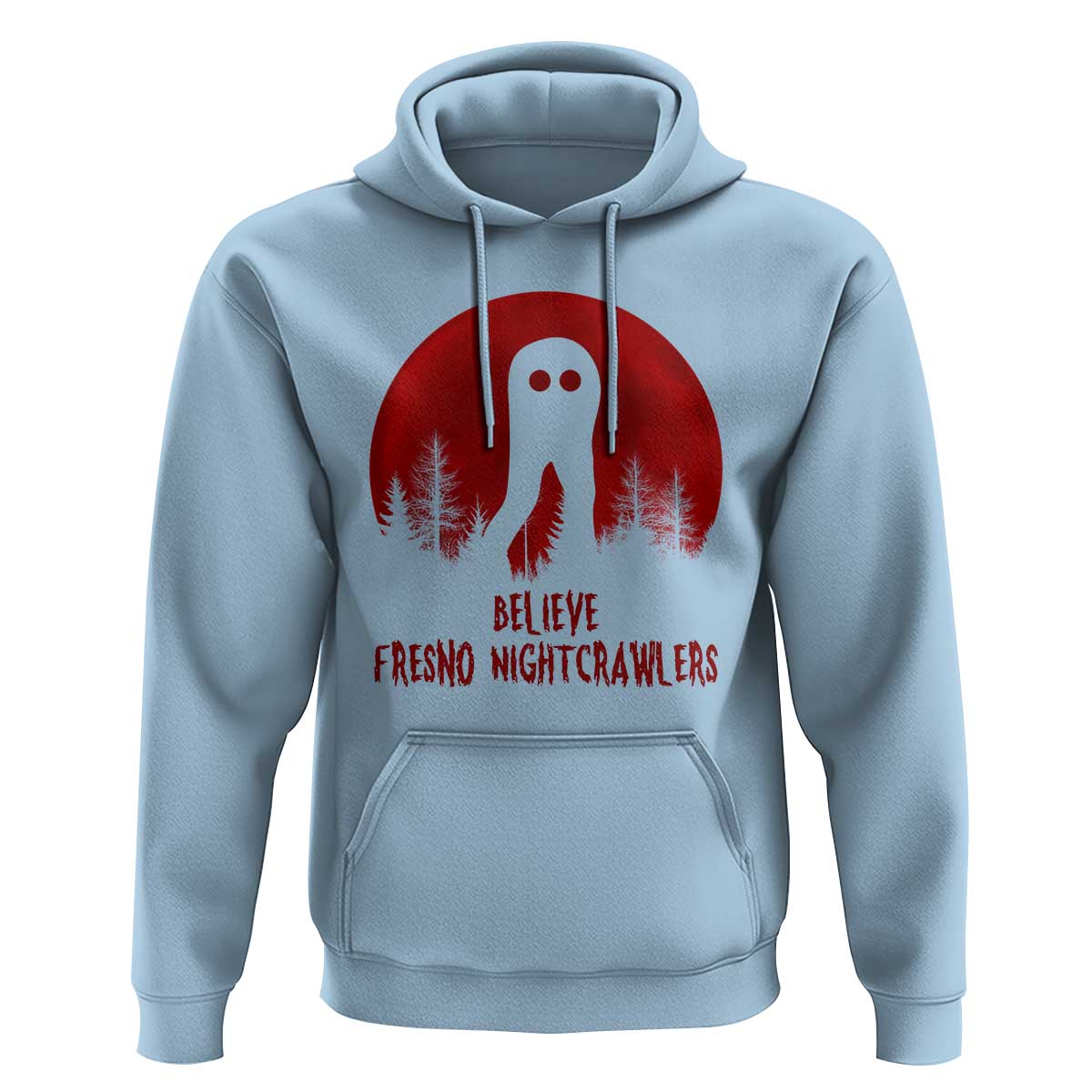 Believe In Fresno Nightcrawlers Hoodie California Cryptid Hunter Gift - Wonder Print Shop