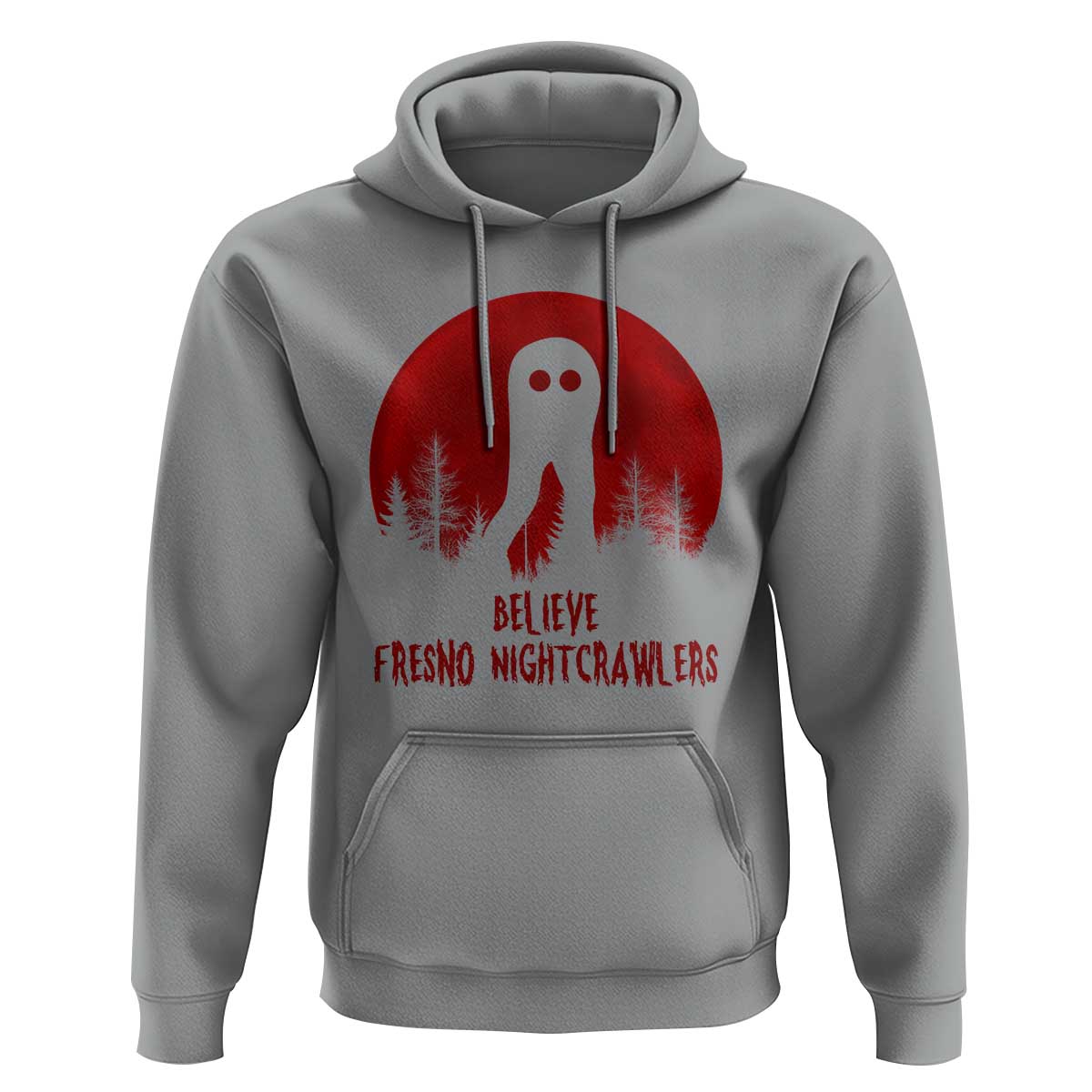 Believe In Fresno Nightcrawlers Hoodie California Cryptid Hunter Gift - Wonder Print Shop