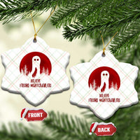 Believe In Fresno Nightcrawlers Ceramic Ornament California Cryptid Hunter Gift - Wonder Print Shop