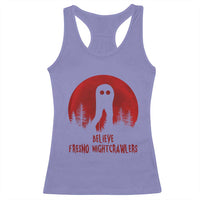 Believe In Fresno Nightcrawlers Racerback Tank Top California Cryptid Hunter Gift - Wonder Print Shop