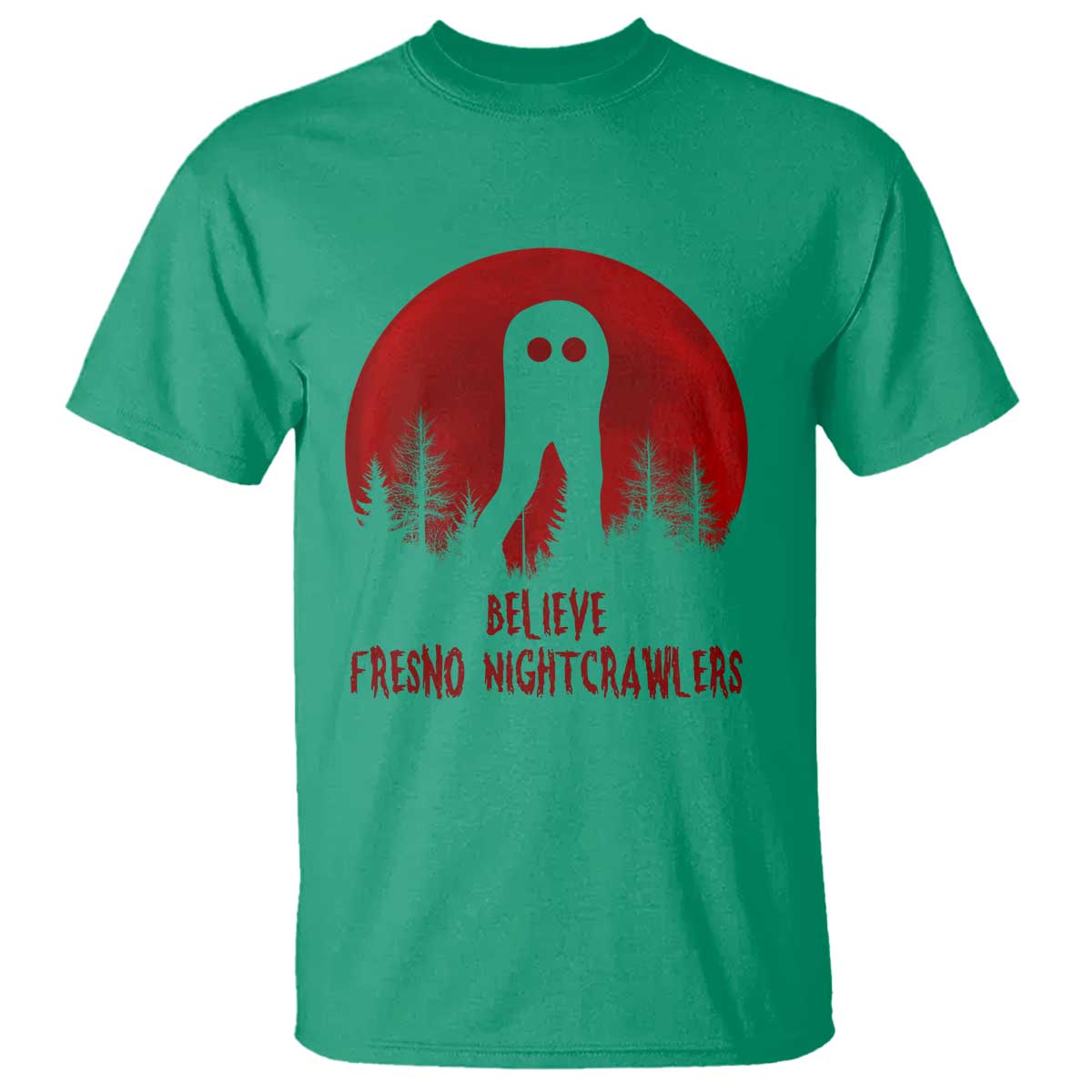 Believe In Fresno Nightcrawlers T Shirt California Cryptid Hunter Gift - Wonder Print Shop