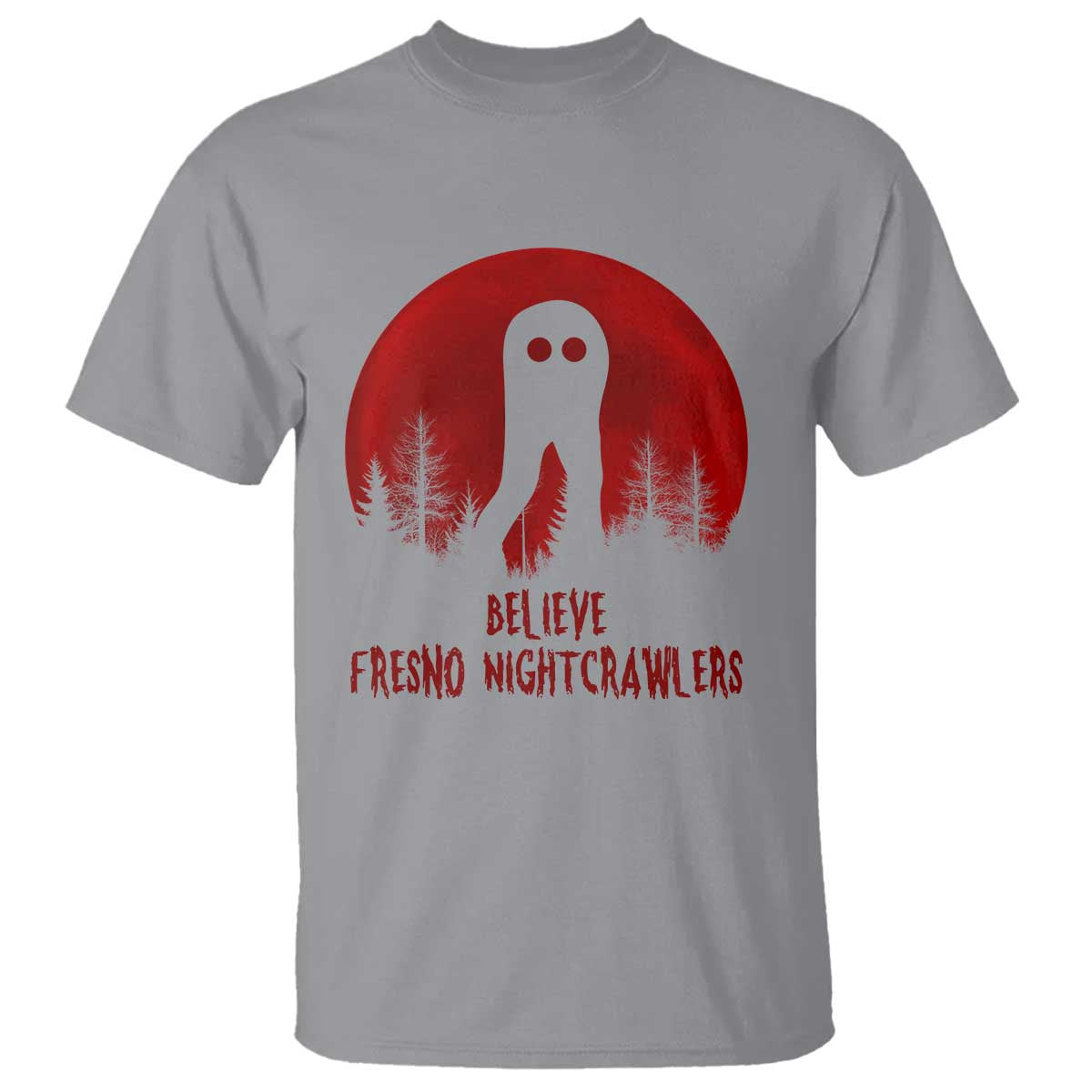 Believe In Fresno Nightcrawlers T Shirt California Cryptid Hunter Gift - Wonder Print Shop