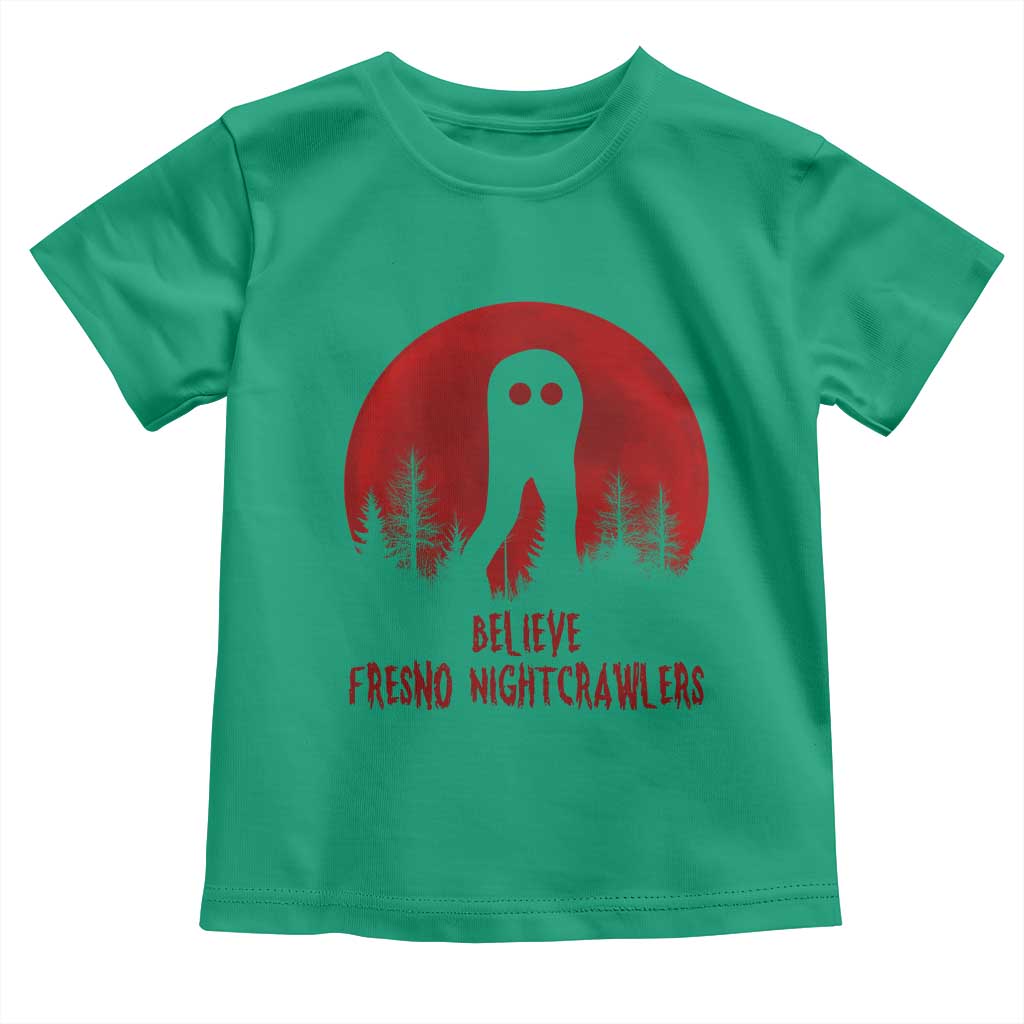 Believe In Fresno Nightcrawlers Toddler T Shirt California Cryptid Hunter Gift - Wonder Print Shop