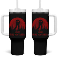 Believe In Fresno Nightcrawlers Tumbler With Handle California Cryptid Hunter Gift - Wonder Print Shop