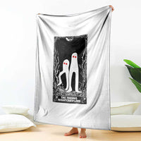 Funny Tarot Card Graphic Fresno Nightcrawlers Lover Throw Blanket Cryptid Gift - Wonder Print Shop