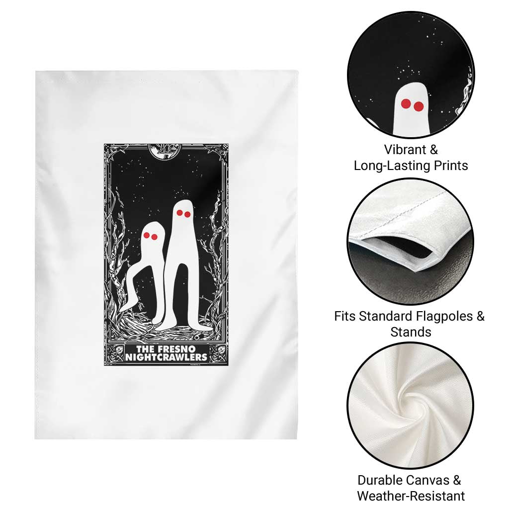 Funny Tarot Card Graphic Fresno Nightcrawlers Lover Garden Flag Cryptid Gift - Wonder Print Shop