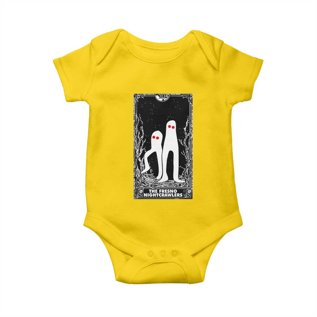 Funny Tarot Card Graphic Fresno Nightcrawlers Lover Baby Onesie Cryptid Gift - Wonder Print Shop