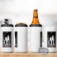 Funny Tarot Card Graphic Fresno Nightcrawlers Lover 4 in 1 Can Cooler Tumbler Cryptid Gift - Wonder Print Shop
