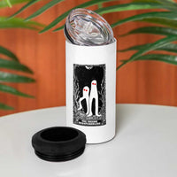 Funny Tarot Card Graphic Fresno Nightcrawlers Lover 4 in 1 Can Cooler Tumbler Cryptid Gift - Wonder Print Shop